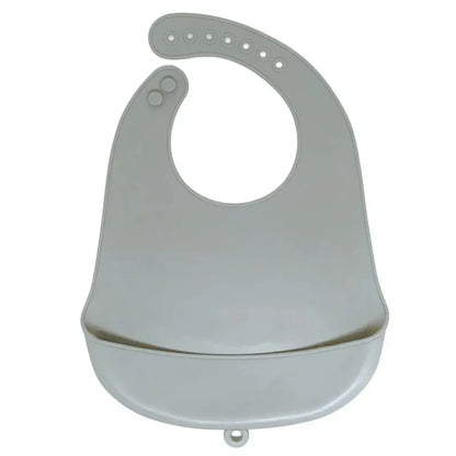 Bavoir silicone bébé 9 coloris – Impérméable, facile à nettoyer, sans BPA