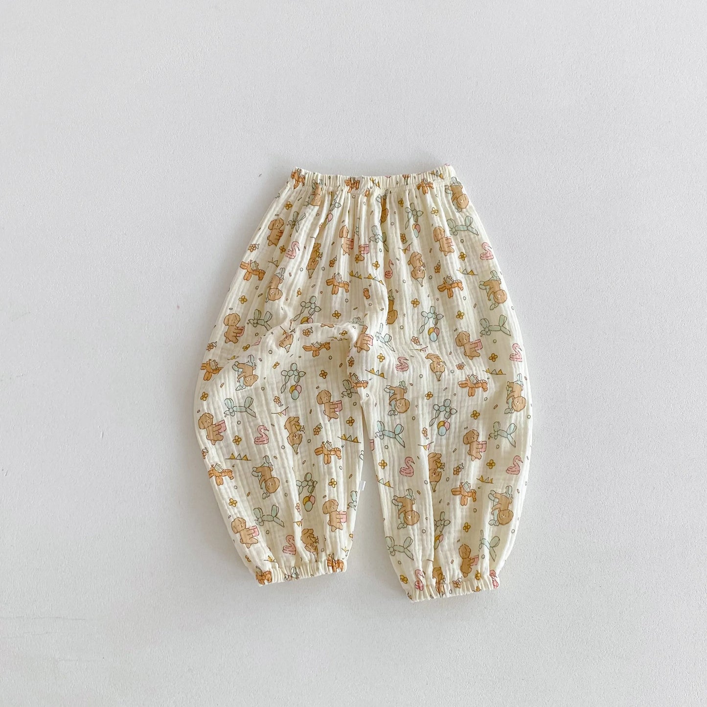 Pantalon Anti-Moustiques Enfant | Sarouel Floral Été | 18 Mois – 6 Ans