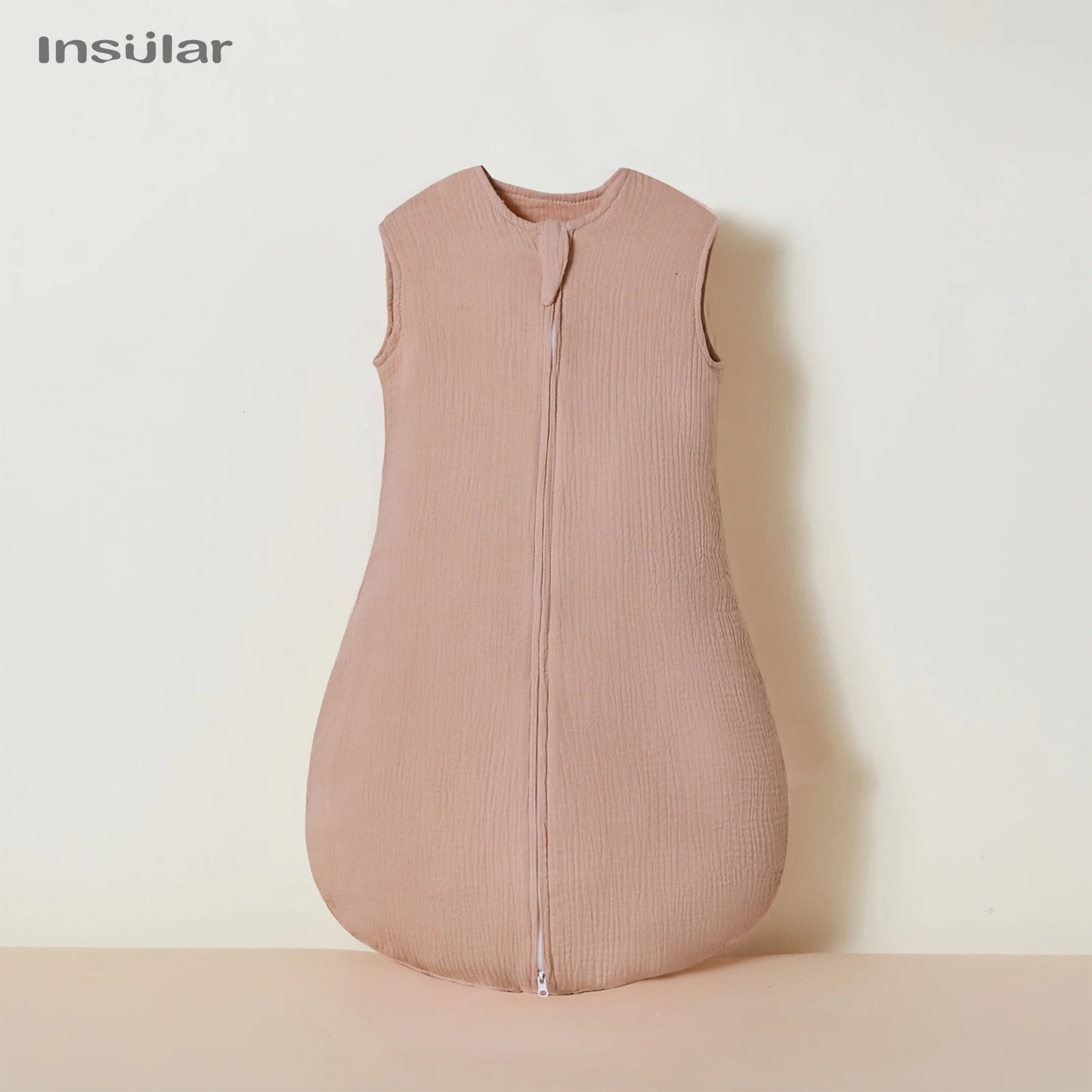 Sac de couchage été bébé – Mousseline coton léger, fermeture éclair 2 voies & change facile