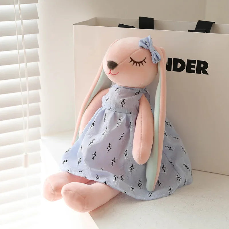 Peluche Lapin Mignon Grandes Oreilles | Doudou Kawaii 35cm | Fille Garçon