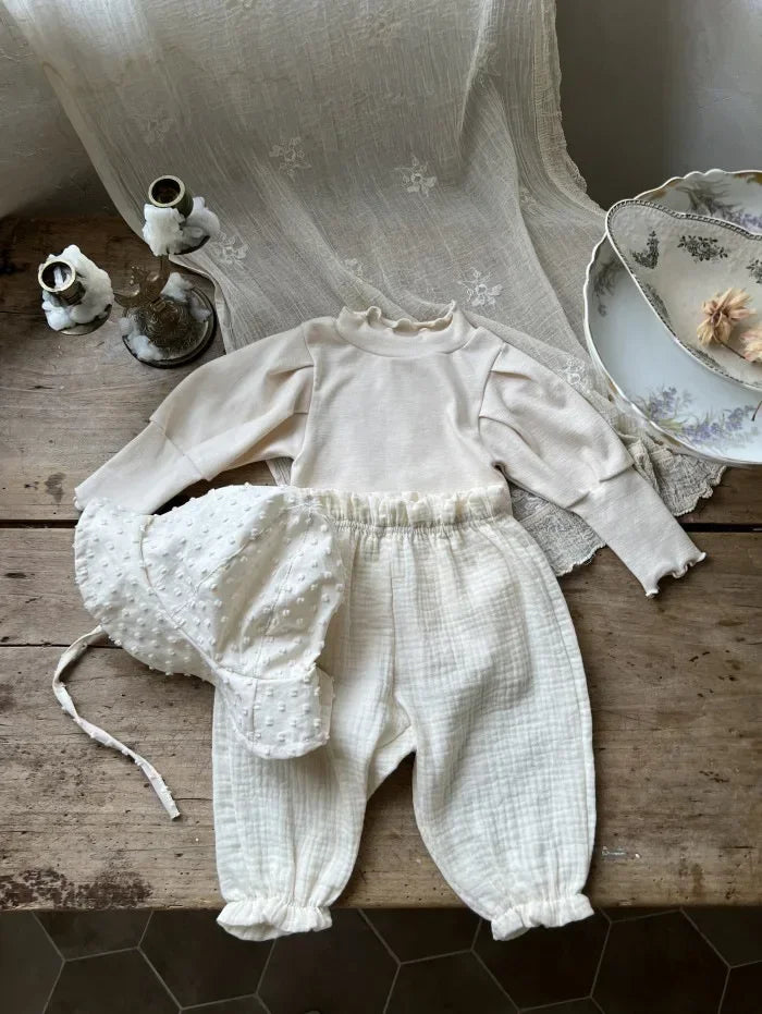 Pantalon Bébé Coton Doux | Imprimé Mignon | Mousseline | 3 Mois – 3 Ans