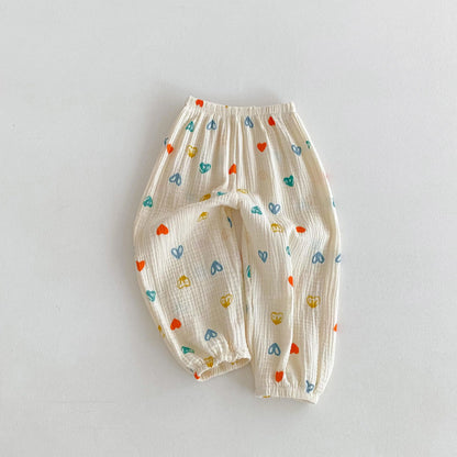 Pantalon Anti-Moustiques Enfant | Sarouel Floral Été | 18 Mois – 6 Ans