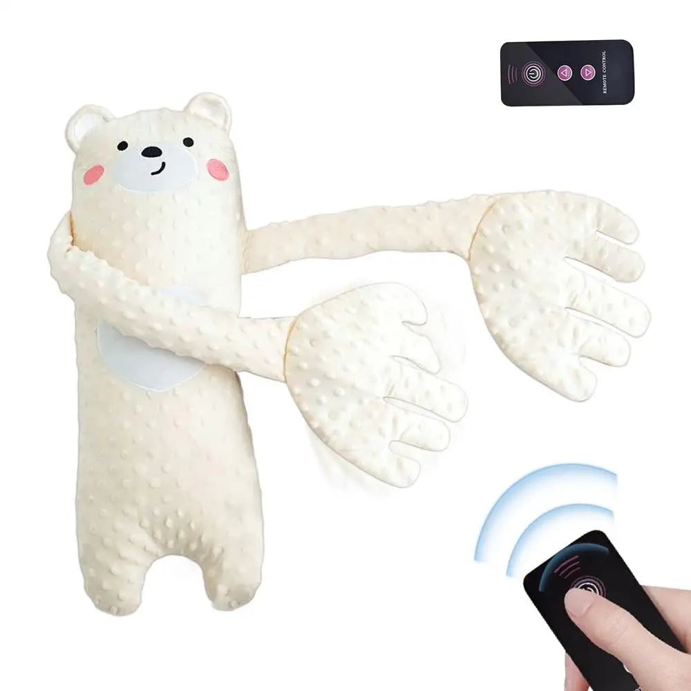 Peluche Apaisante Bébé Qui Respire | Ourson Aide Sommeil Télécommande