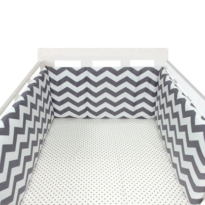 Tour de Lit Bébé Coton | Pare-Choc Respirant 200cm | 24 Couleurs | 0-36 mois