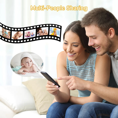 Babyphone vidéo 5" PTZ zoom 3x WiFi – Audio bidirectionnel & vision nocturne