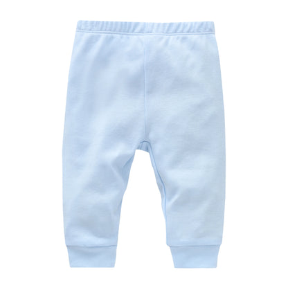 Pantalon Bébé 100% Coton | Couleur Unie | Legging Nouveau-Né | 0-24 Mois