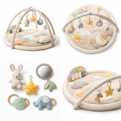 Tapis d'éveil bébé | Sensoriel et Confortable