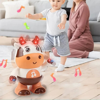 Peluche Vache Dansante Bébé | Qui Danse et Chante | Jouet Musical Interactif