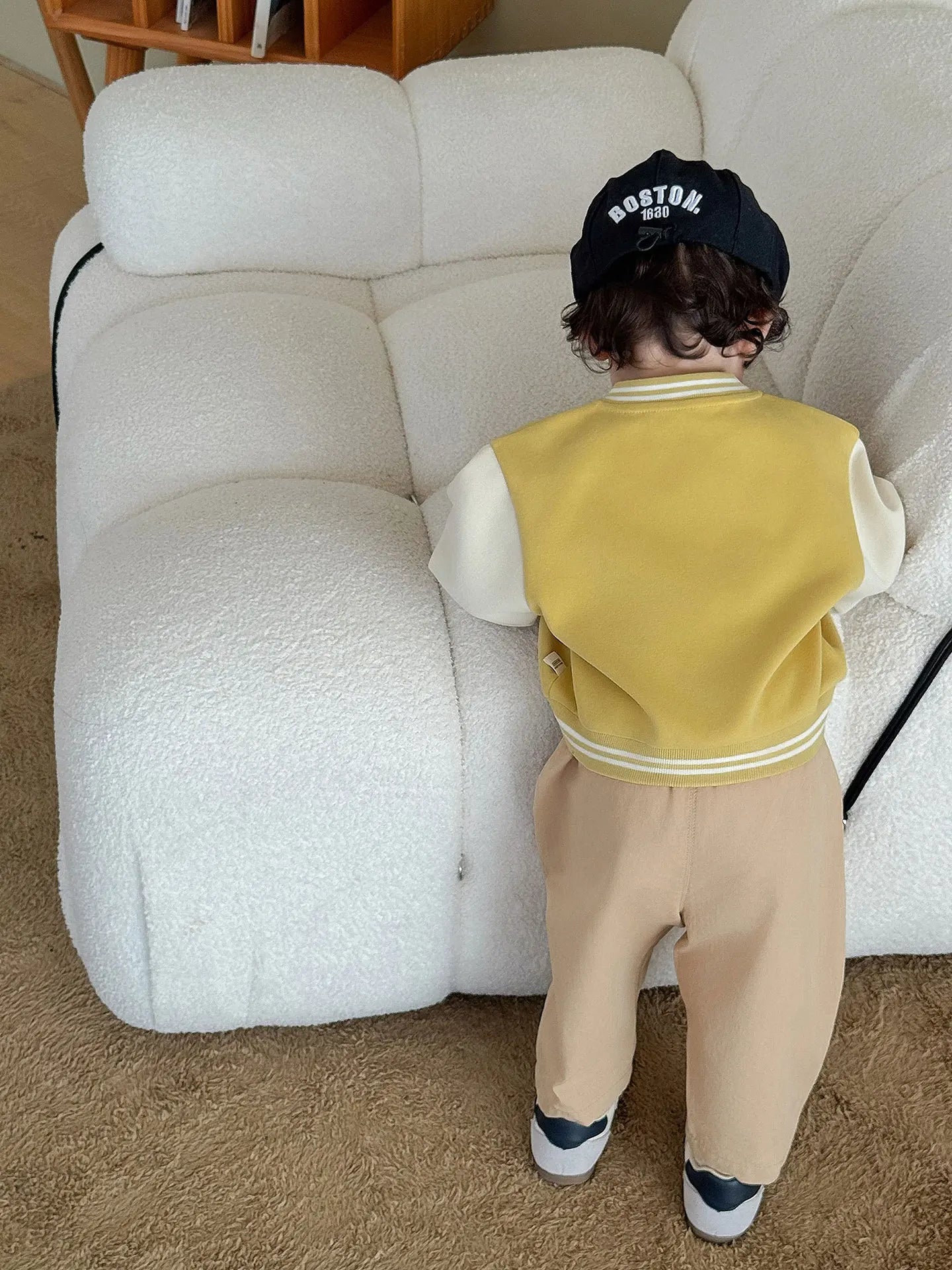 Pantalon Bébé Garçon | Jean Rayé Ample | Sarouel Coton | 1 Mois – 7 Ans
