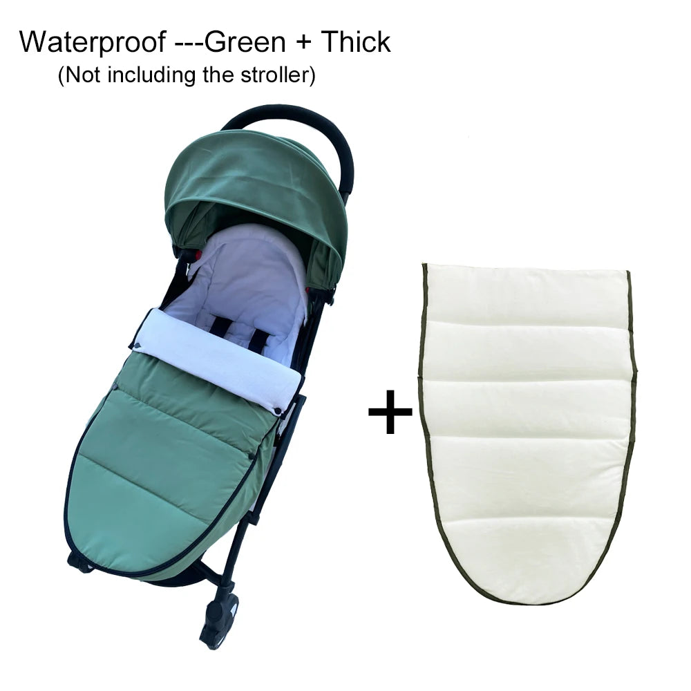 Chancelière Poussette Universelle | Compatible YOYO, Cybex & Babyzen | Hiver Imperméable