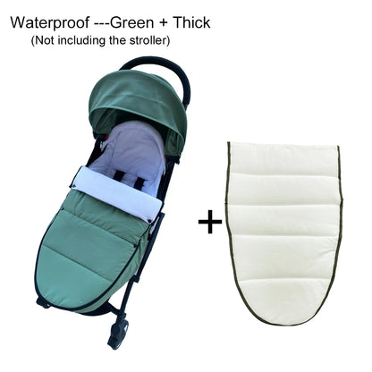 Chancelière Poussette Universelle | Compatible YOYO, Cybex & Babyzen | Hiver Imperméable