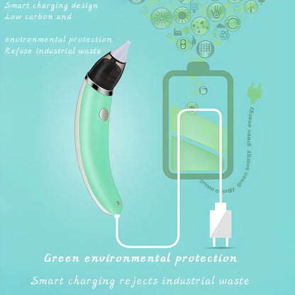 Aspirateur nasal électrique bébé – Silencieux, sûr & efficace, rechargeable