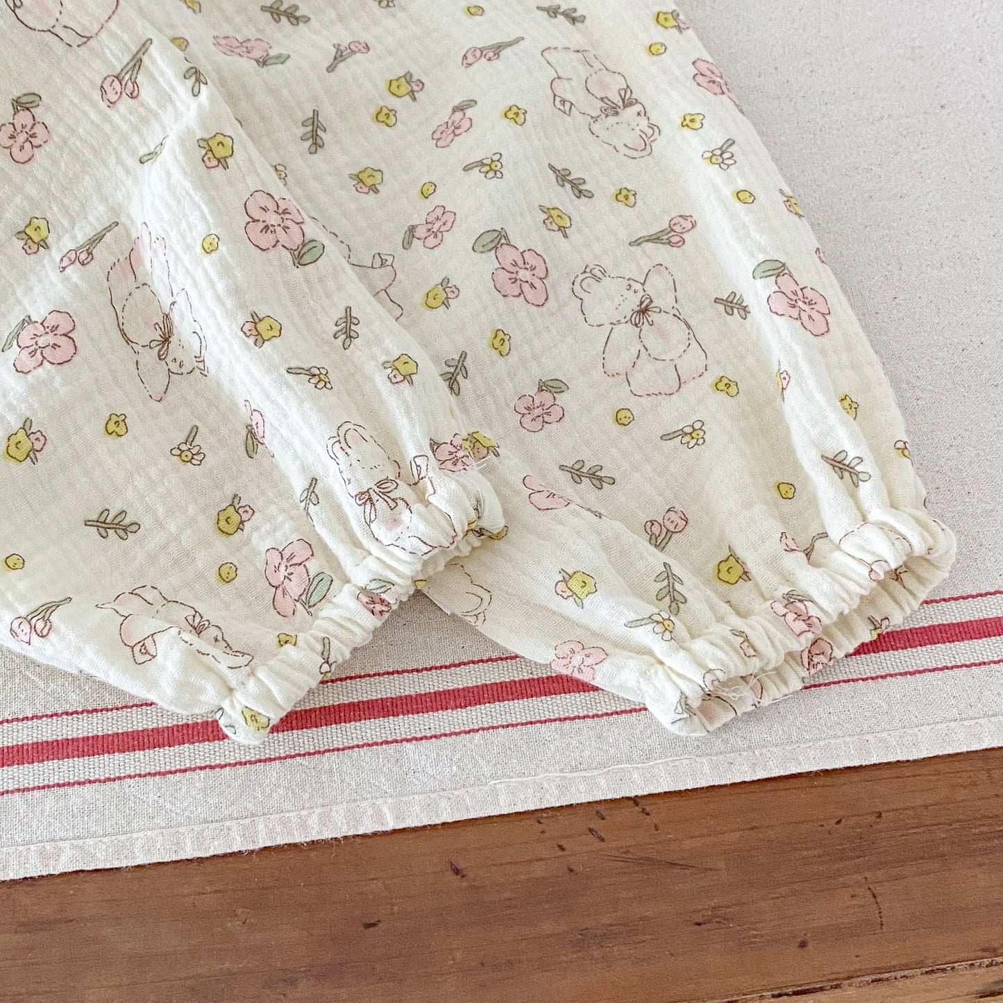 Pantalon Anti-Moustiques Enfant | Sarouel Floral Été | 18 Mois – 6 Ans