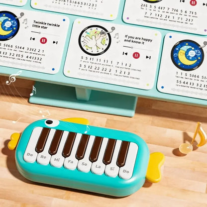 Piano de Poche Électronique Montessori | Clavier Musical Bébé & Enfant | Instrument Éveil 0-6 Ans