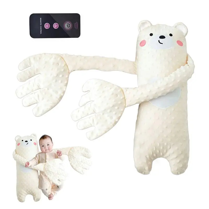 Peluche Apaisante Bébé Qui Respire | Ourson Aide Sommeil Télécommande