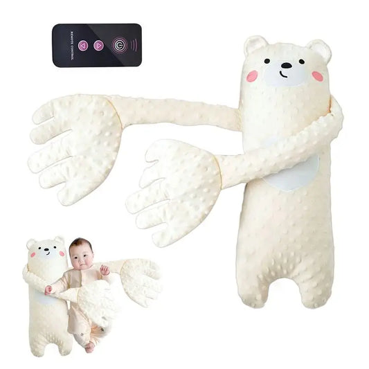 Peluche Apaisante Bébé Qui Respire | Ourson Aide Sommeil Télécommande