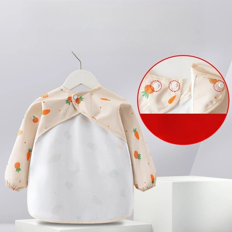 Tablier smock impérméable enfant manches longues – Poche avant, léger été