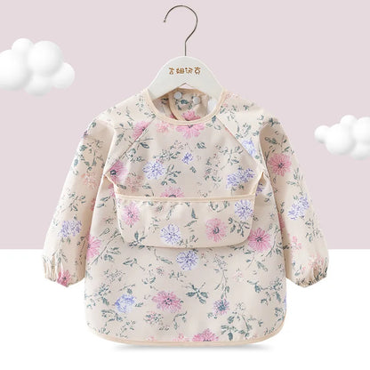 Tablier smock impérméable enfant manches longues – Poche avant, léger été